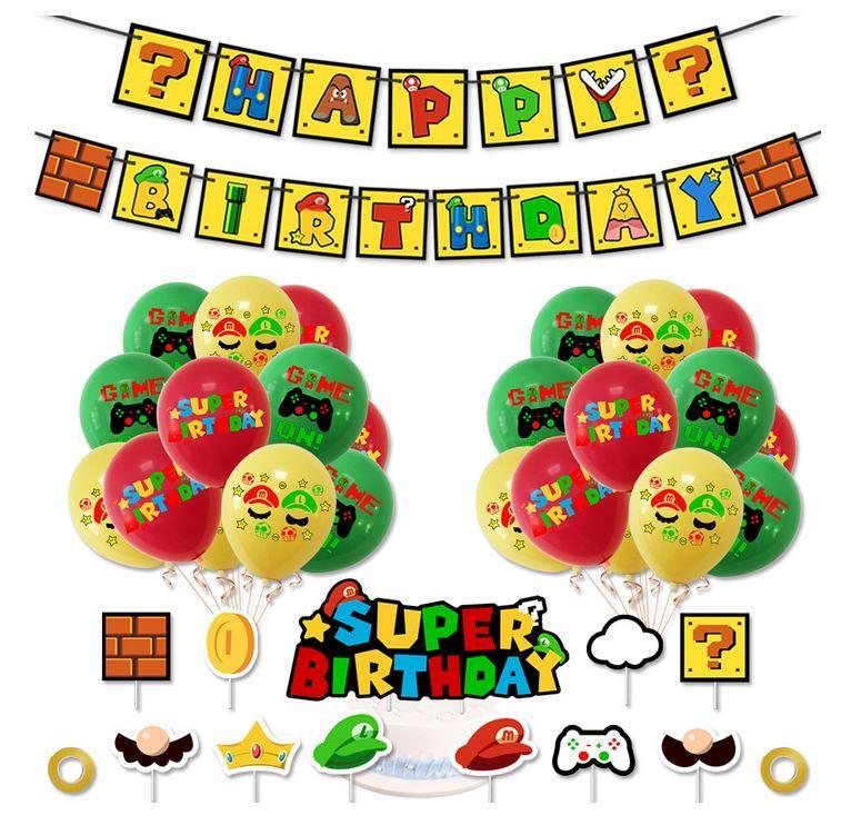 Super Mario Birthday Birthday Party Supplies