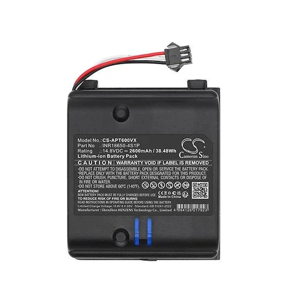 Cameron Sino Cs Apt600Vx 2600Mah Battery For Aiper Mt600 Vacuum
