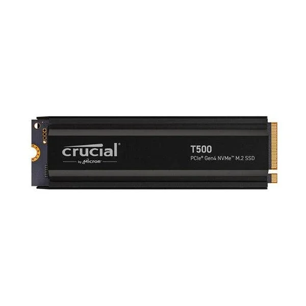Crucial T500 4Tb Gen4 Nvme Ssd Heatsink