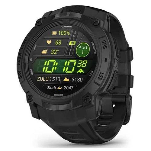 Garmin Instinct 3 (AMOLED Tactical Edition GPS Smartwatch 50mm) - Black - International Model