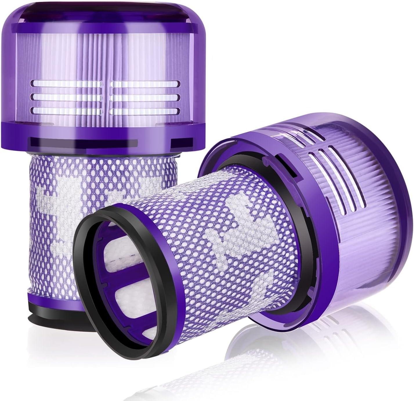 2 Pack Vacuum Filters Replacement Parts Compatible with Dyson V12 Detect Slim, Detect Slim Animal, Slim+ Cordless Vacuum and V12 Slim Absolute Vacuums