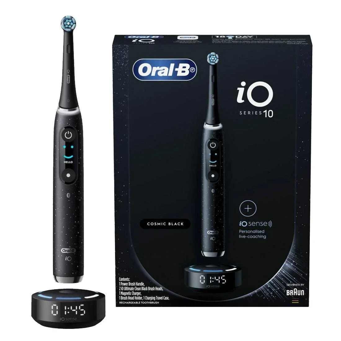 Oral-B iO 10 Series Electric Toothbrush W/ Travel Case - Black