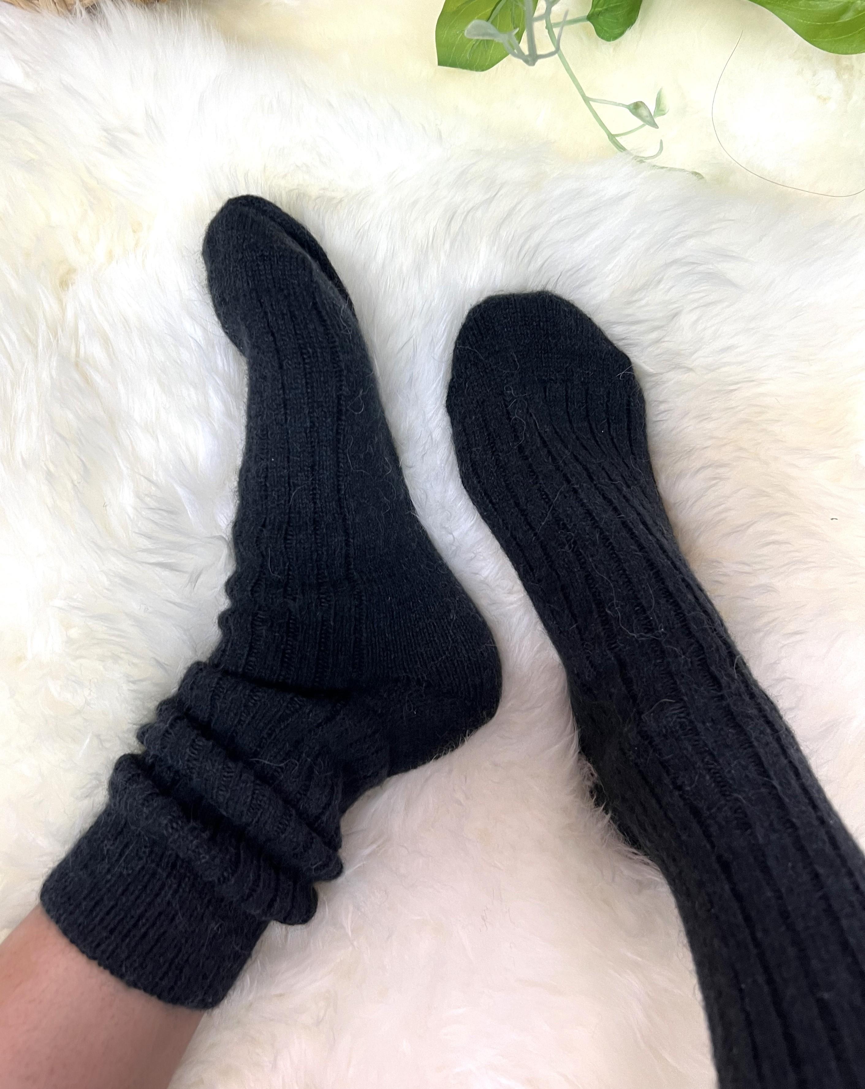 Pure Alpaca Socks - Large - Slate