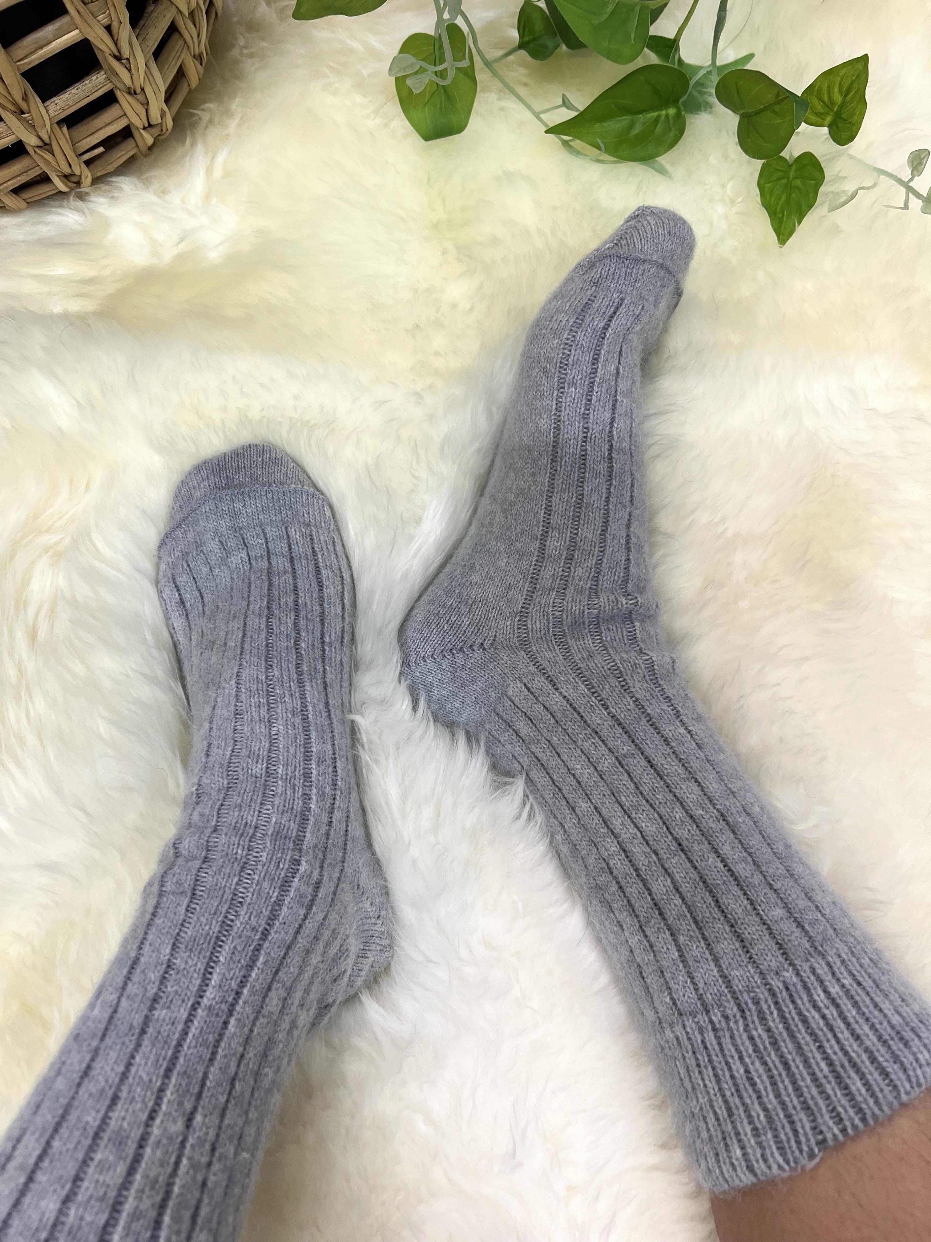 Pure Alpaca Socks - Medium - Dove