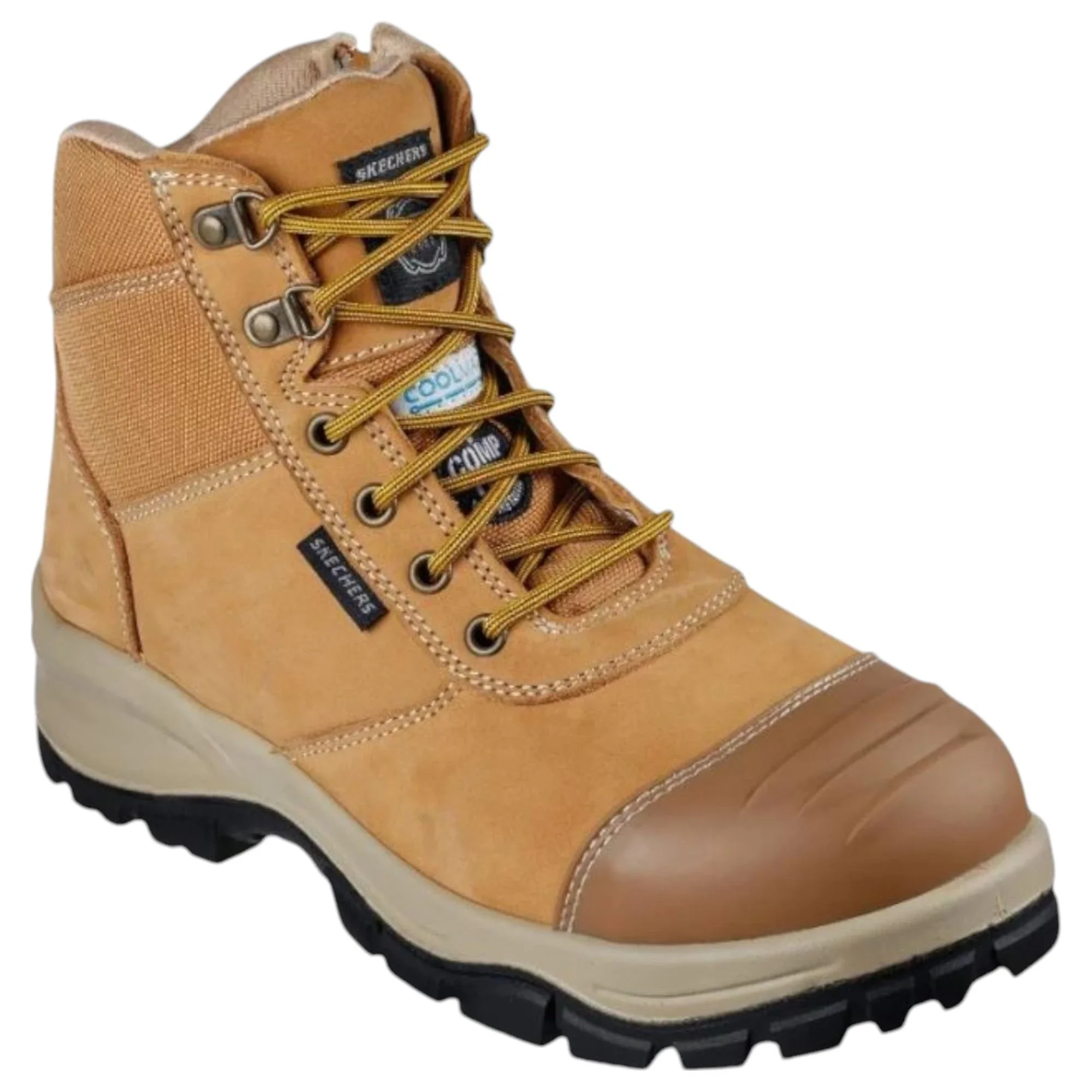 Womens Skechers Skx Composite Toe Work Shoe Wheat Boot