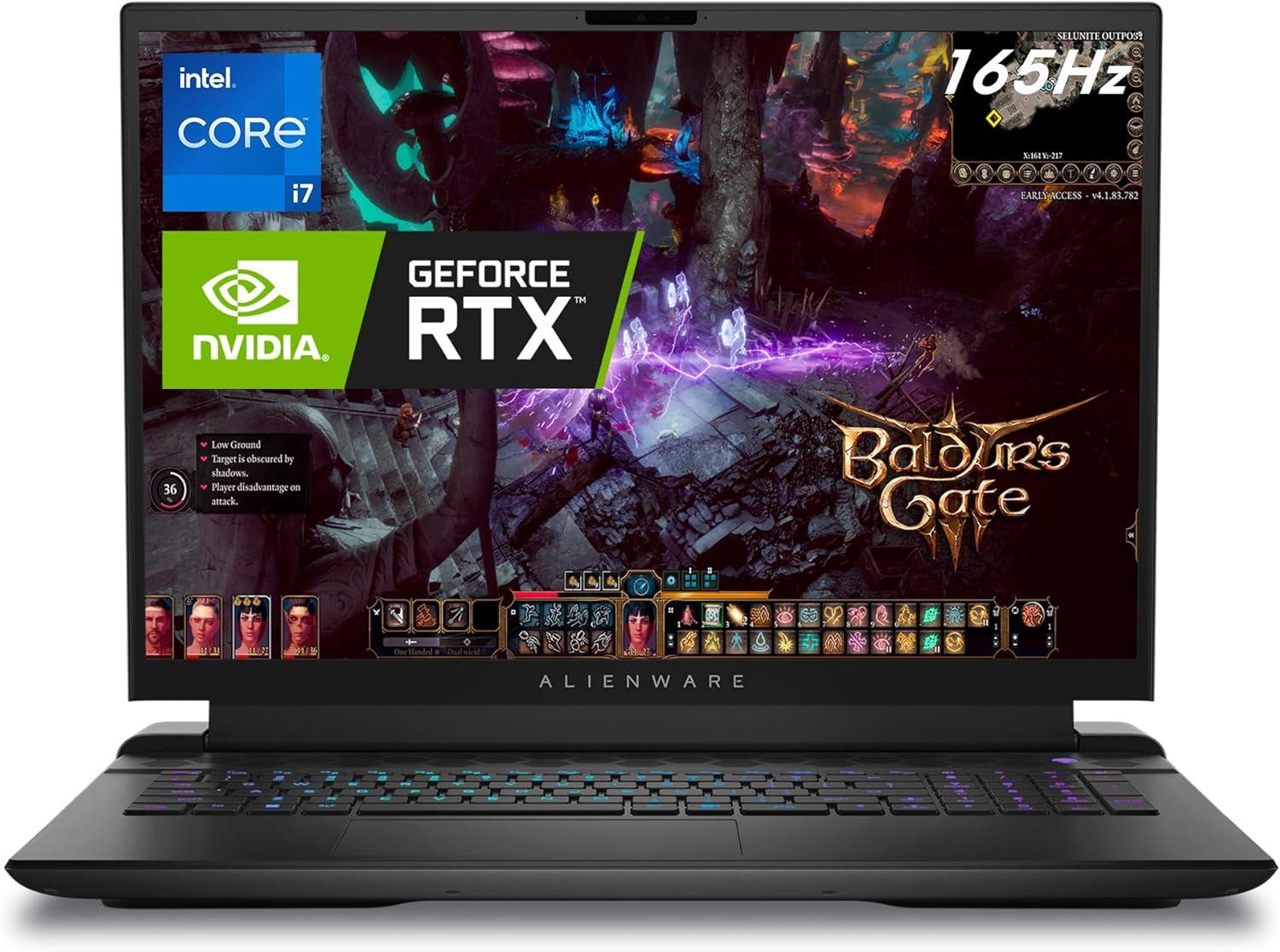 Alienware M18 Gaming Laptop QHD+ Display, Intel Core i7-13700HX, 16 GB DDR5 RAM, 1 TB SSD, NVIDIA GeForce RTX 4070 8 GB GDDR6, Windows 11 Home,BRAND NEW