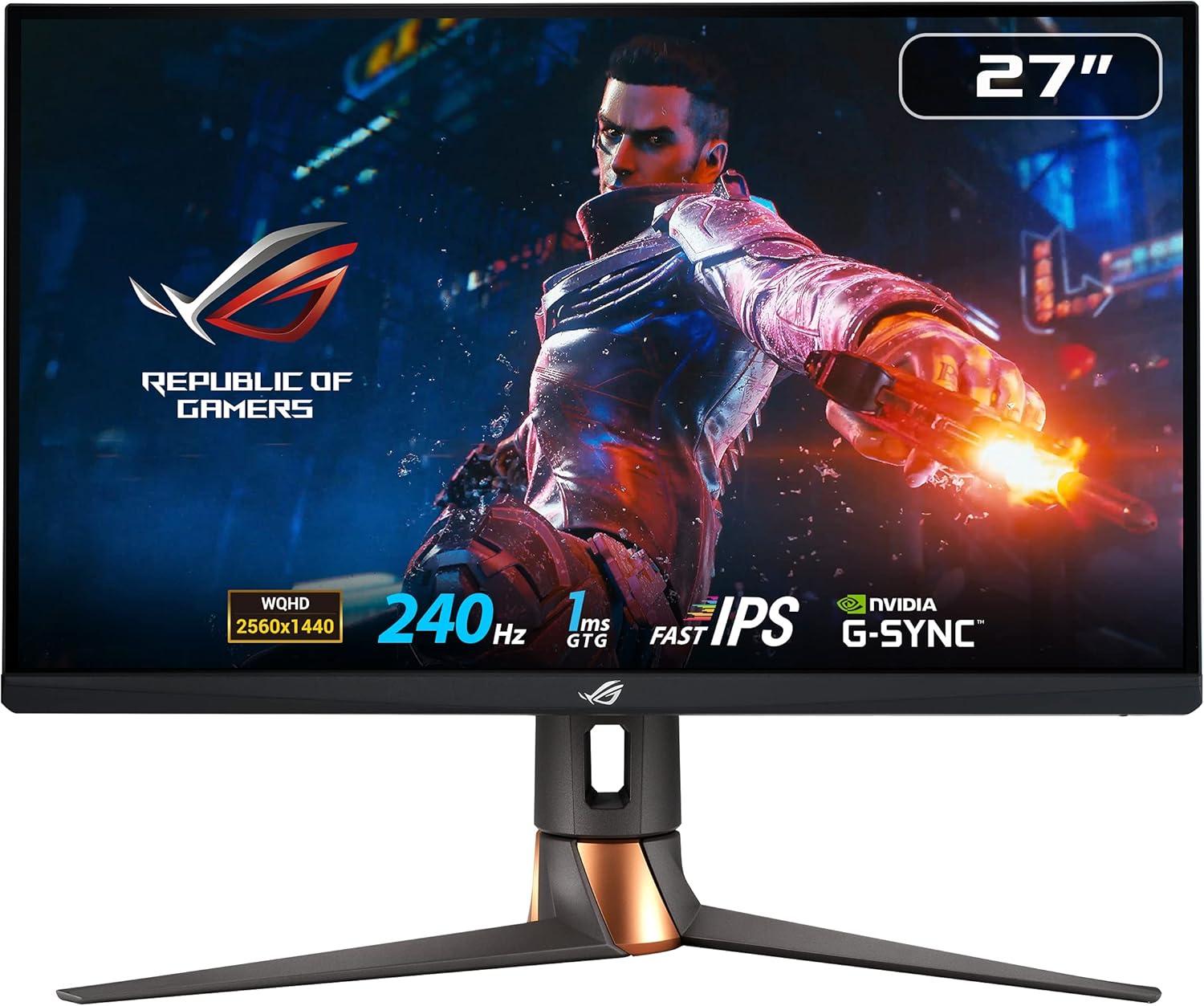 ASUS Republic of Gamers Swift PG279QM 27" 16:9 G-SYNC 240 Hz QHD HDR IPS Gaming Monitor
