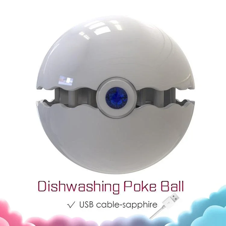 Portable USB Charging Electric Wave Dishwasher Fruit Vegetable Cleaner (White)