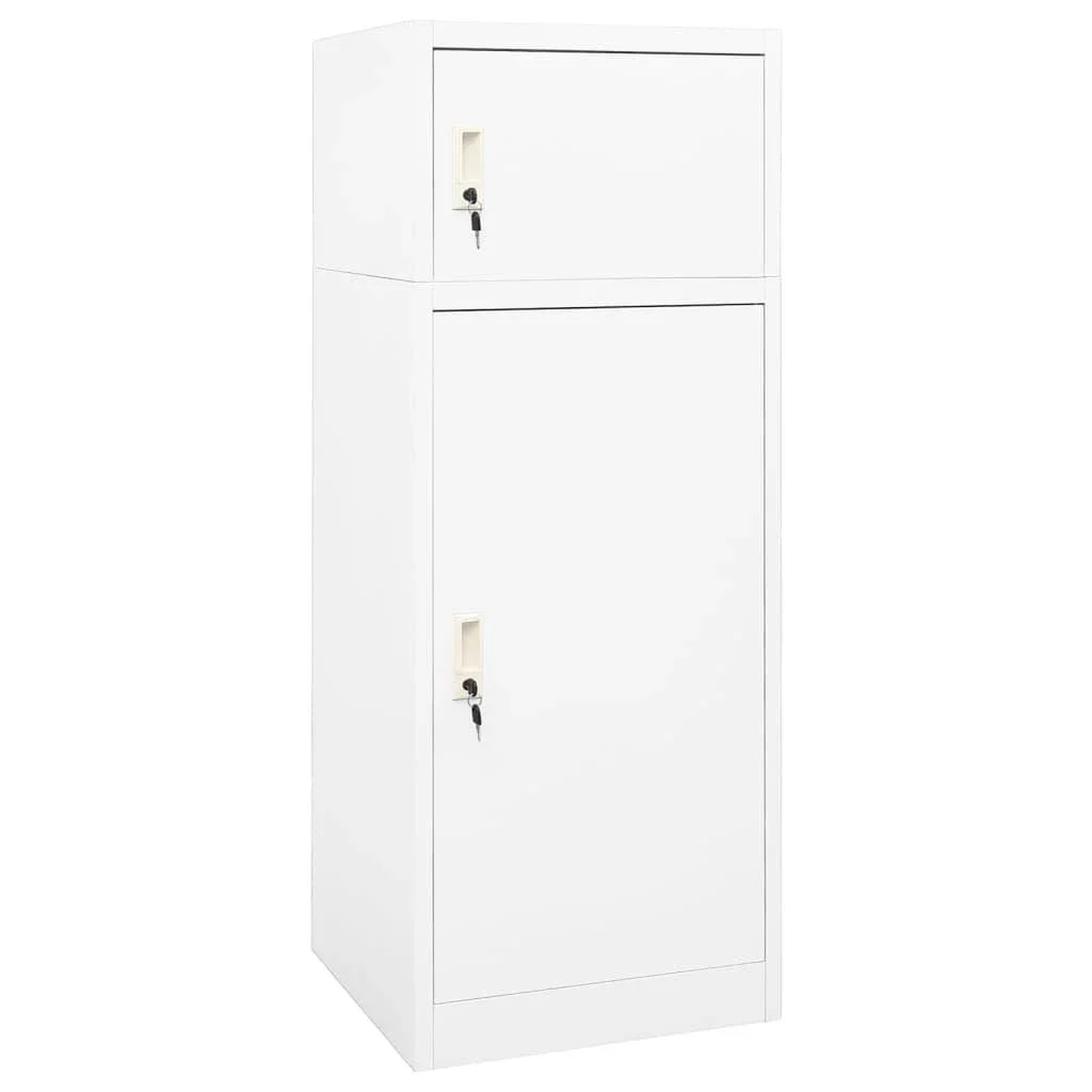 Saddle Cabinet White 53X53x140 Cm Steel Cabinets & Cupboards