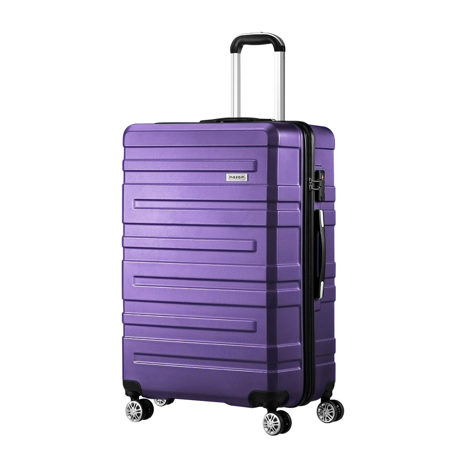 Mazam 28" Luggage Suitcase Trolley Set Purple
