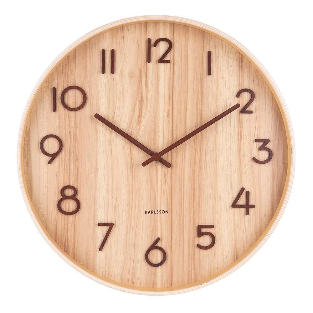 Karlsson Light Basswood Wall Clock