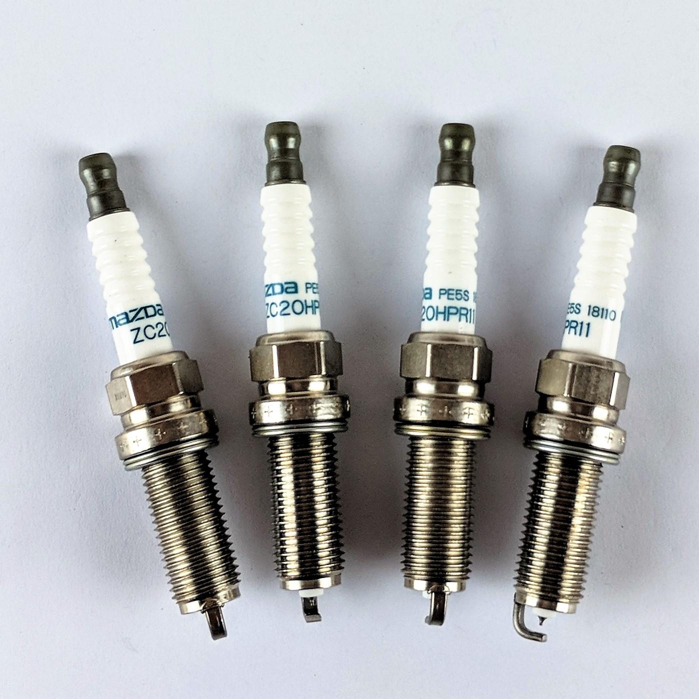 4x Genuine Mazda 2 3 6 MX-5 CX-3 CX-5 Spark Plug PE5R18110 BM BL KE IRIDIUM