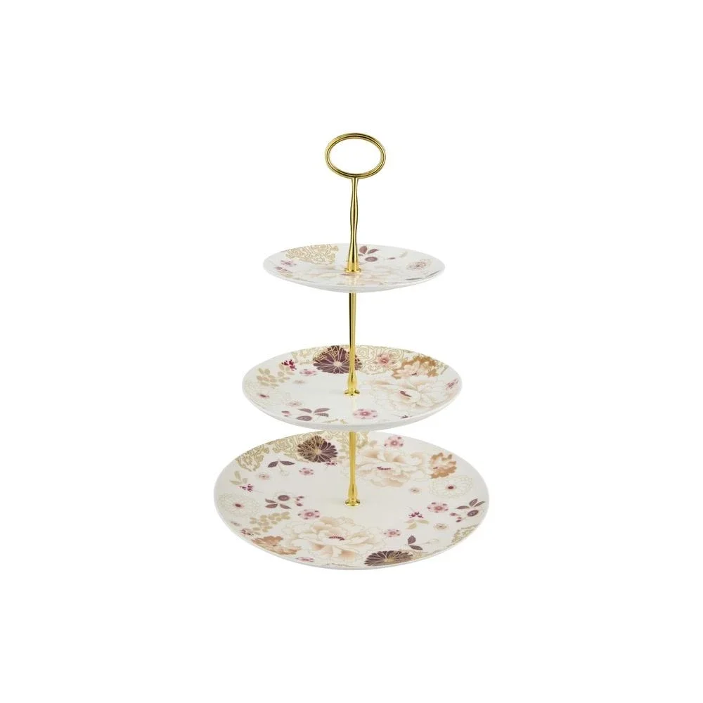 Maxwell And Williams 3 Tier Cake Stand Fine Bone China Gift Boxed 27.5x37cm