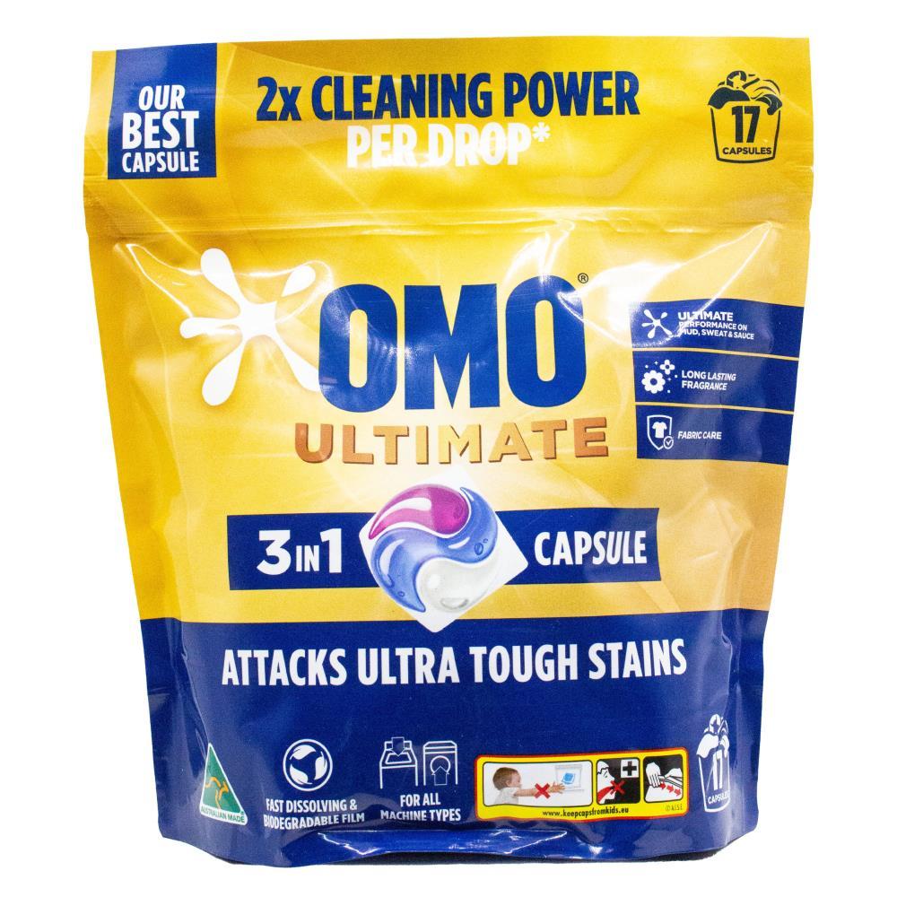 Omo 3 in 1 Capsules Sensitive Fragrance Free PK60 (3 Pack)