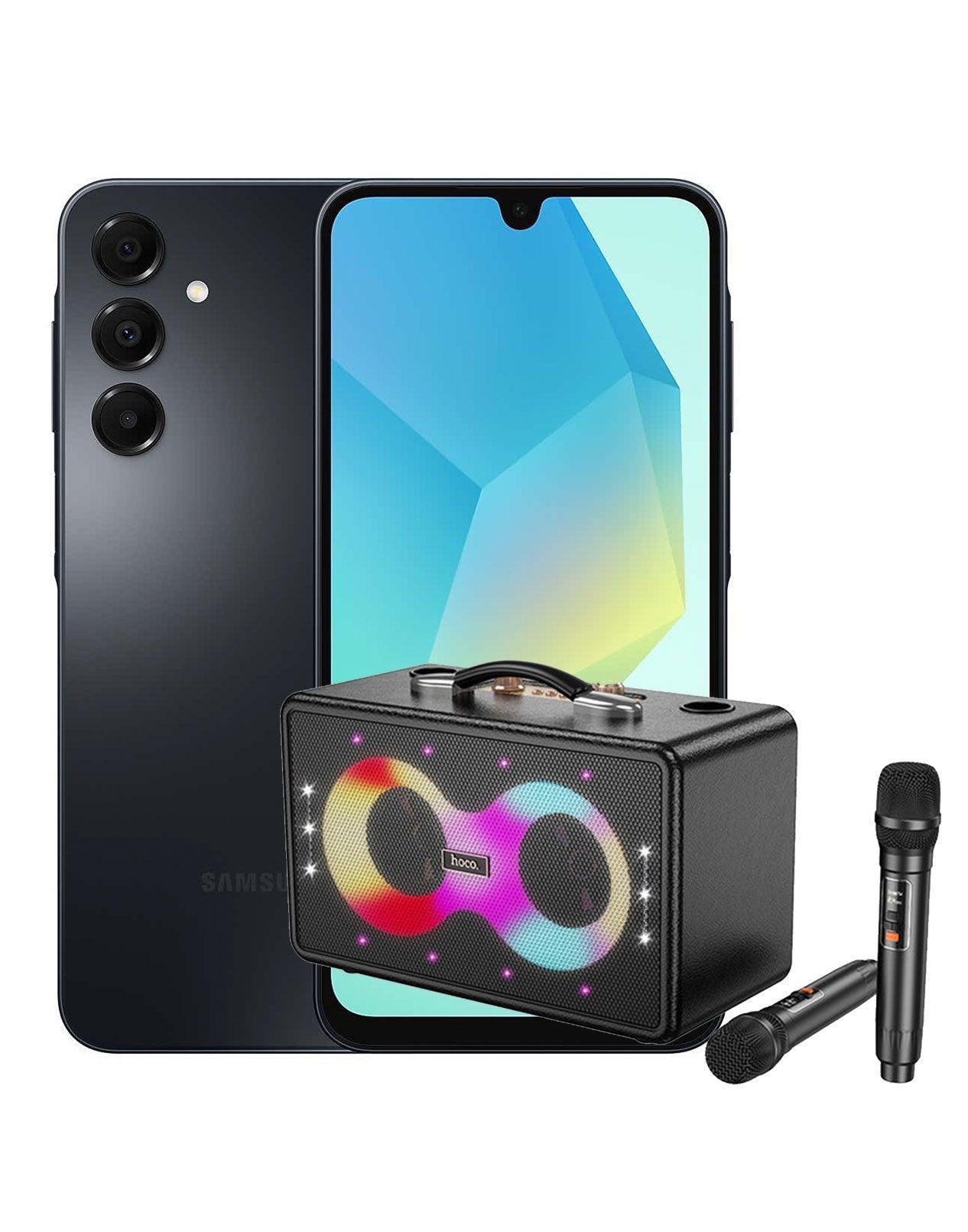 Samsung Galaxy A16 (2024) 4GB 128GB 4G (Brand New) + Hoco Bluetooth Speaker (HA8) (Bundle Deal)