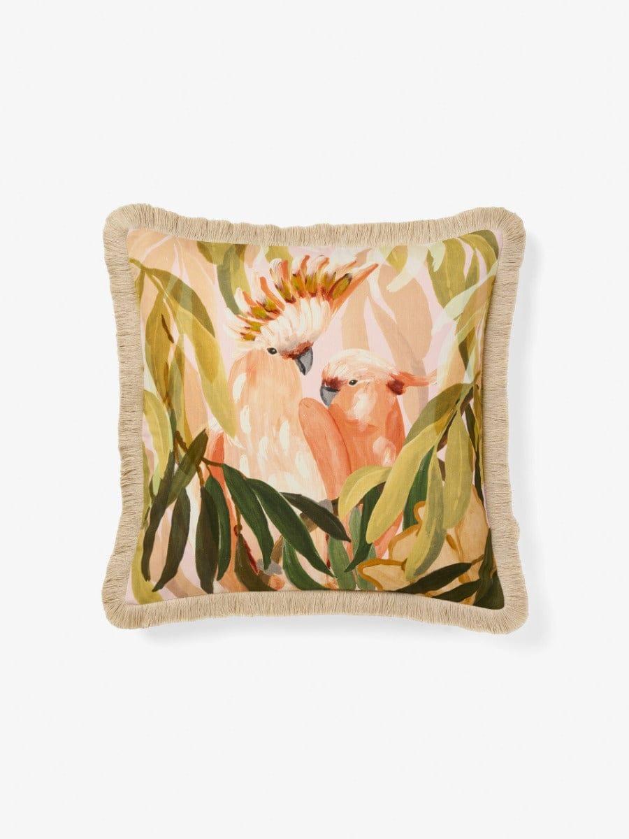 Linen House Coolabah Cookatoo | Pink Cushion