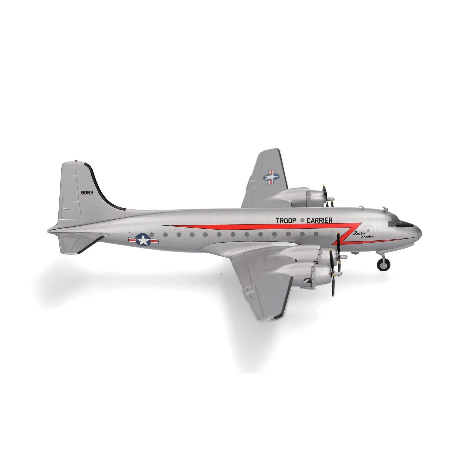 Herpa 1/200 U.S. Air Force Douglas C-54 Skymaster "Rosinenbomber" 44-9063