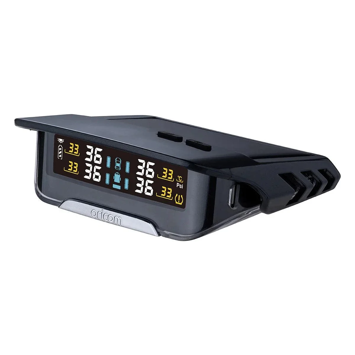 Oricom NEW DIY TPMS Tyre Pressure Monitoring System Multicolour Display - 4 External Sensor