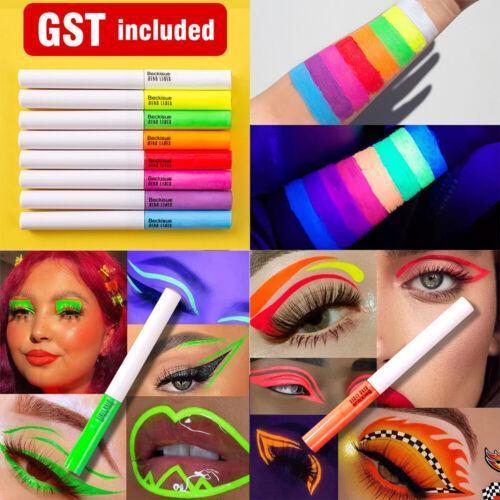 AU Waterproof Liquid Eyeliner Pen Long Lasting Neon Fluorescent Eye Liner Makeup - #2, 1x
