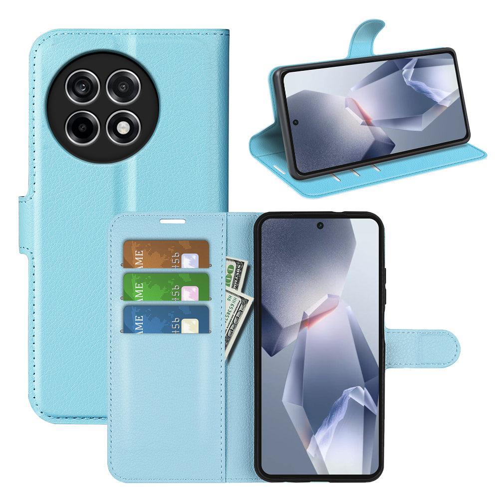 OnePlus 13R 5G PU Wallet Case [LightBlue]