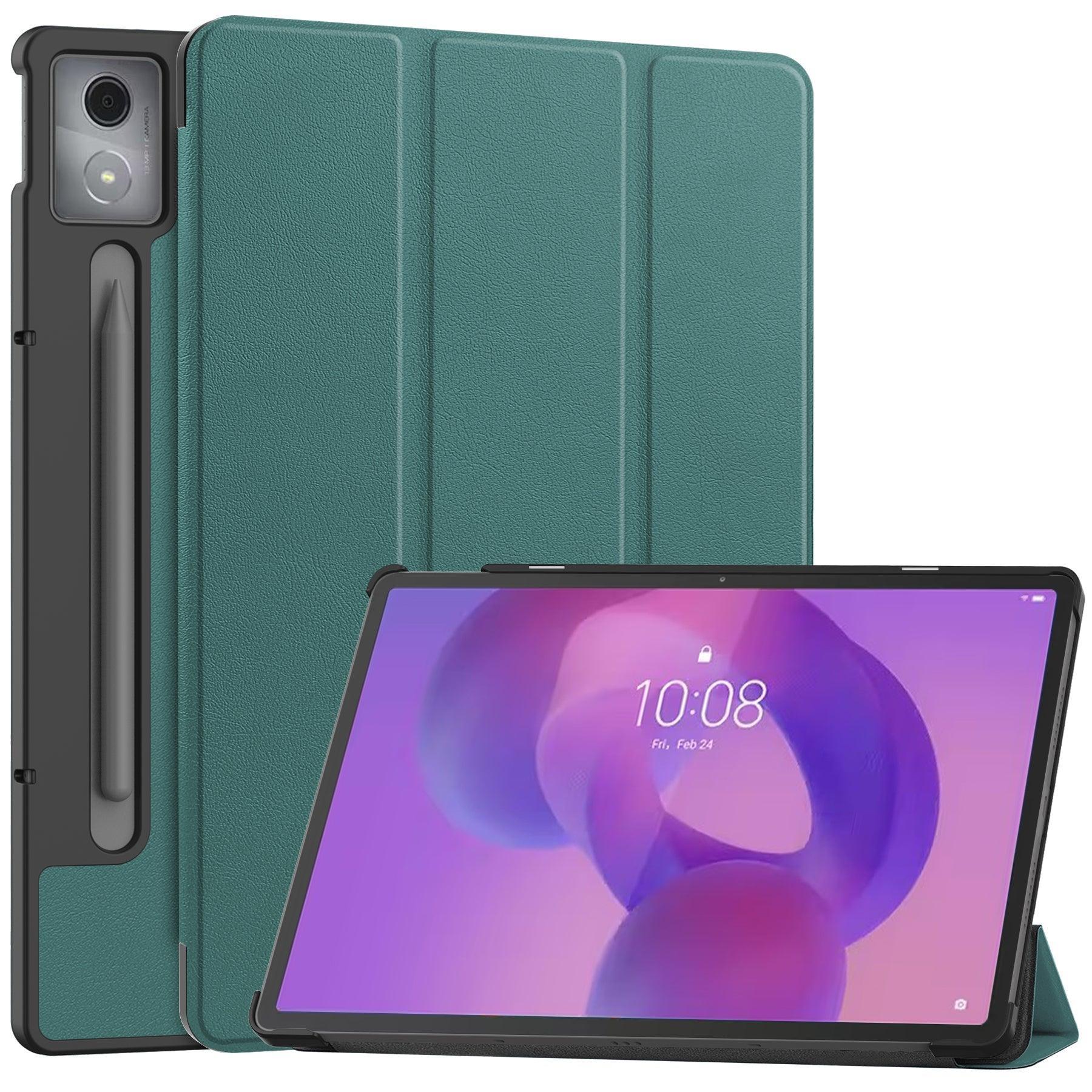 Lenovo Idea Tab Pro 12.7" Tri Fold PU Leather Case [Teal]