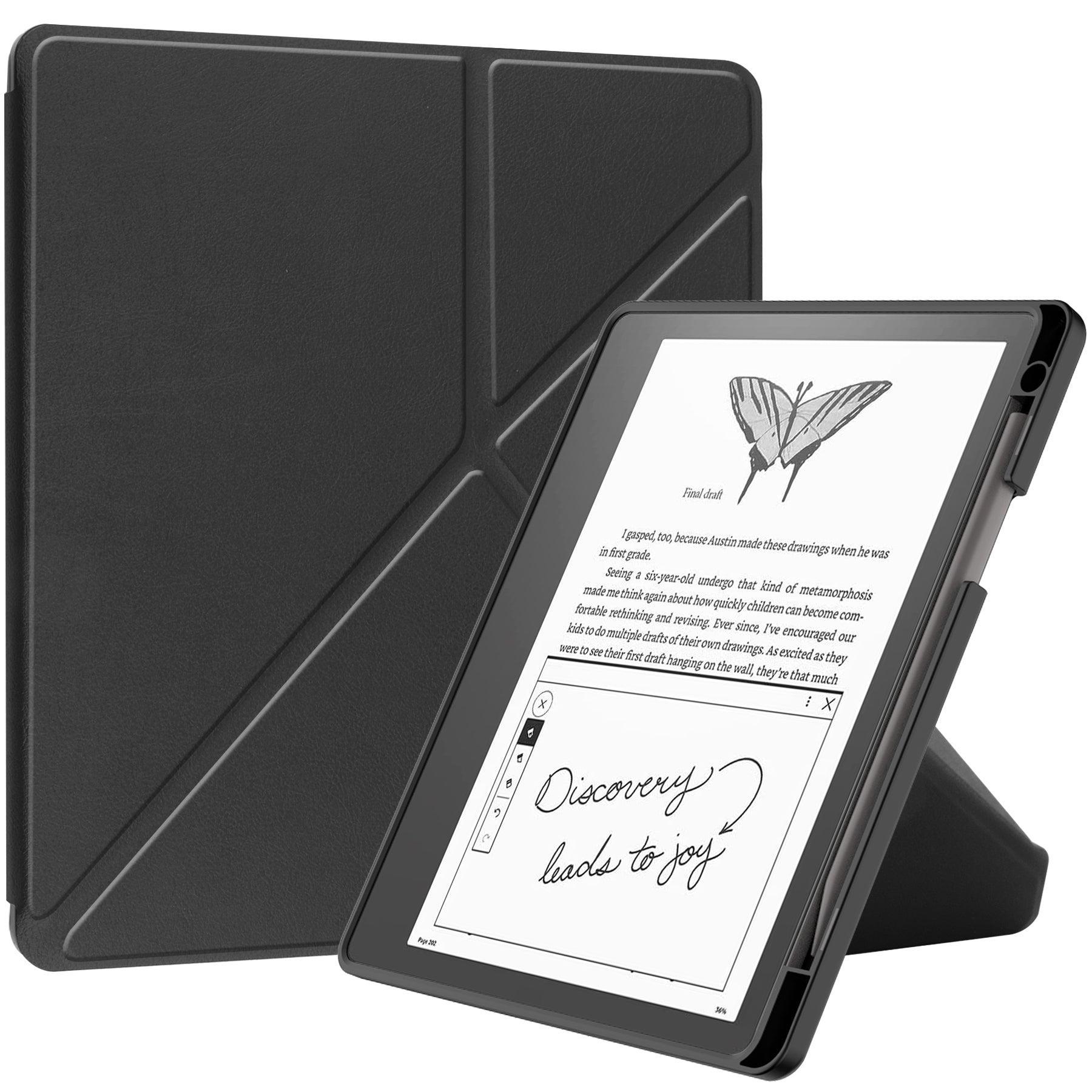 Kindle Scribe Case Origami PU leather Case [Black]
