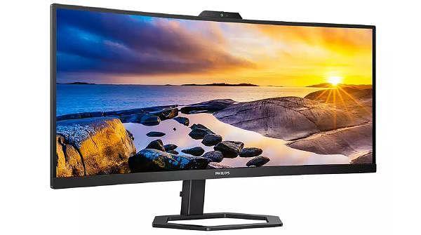 Philips 34E1C5600HE 34" WQHD 1ms 100Hz Monitor With Windows Hello Webcam
