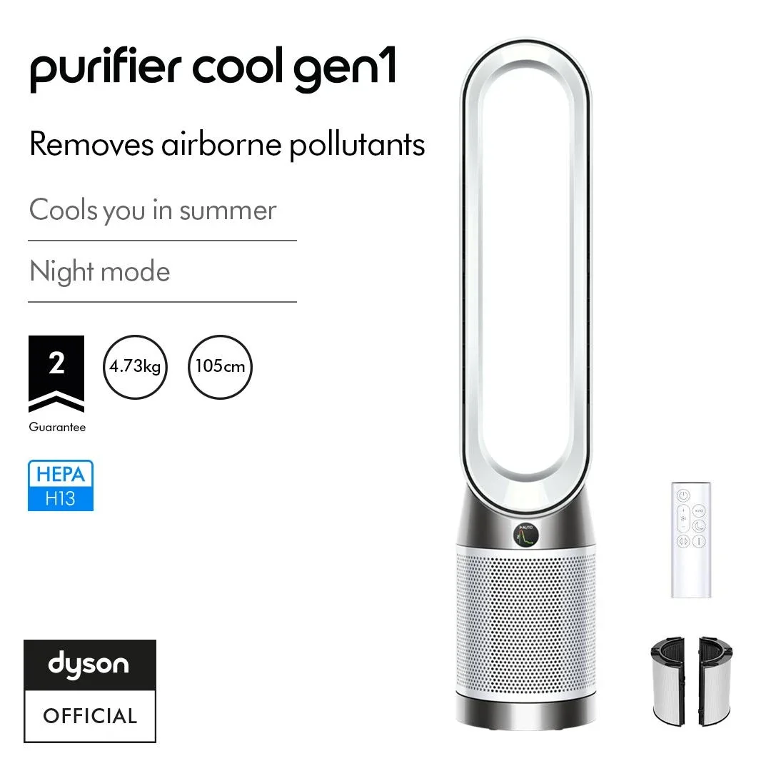 Dyson Purifier Cool™ Gen1 purifying fan (White/White)