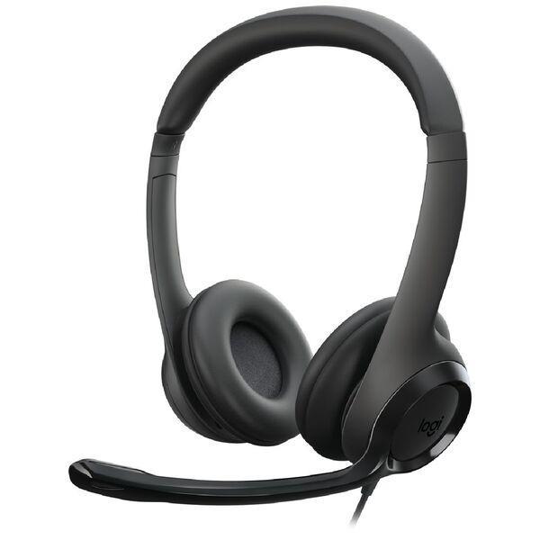 Logitech H390 USB Headset Graphite