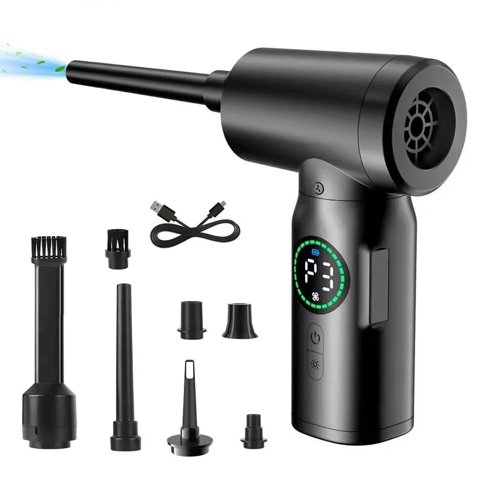 Handheld Air Duster 7500mAh Multi Air Blower & Cordless Vacuum Cleaner for Keyboard & Computer Cleaning