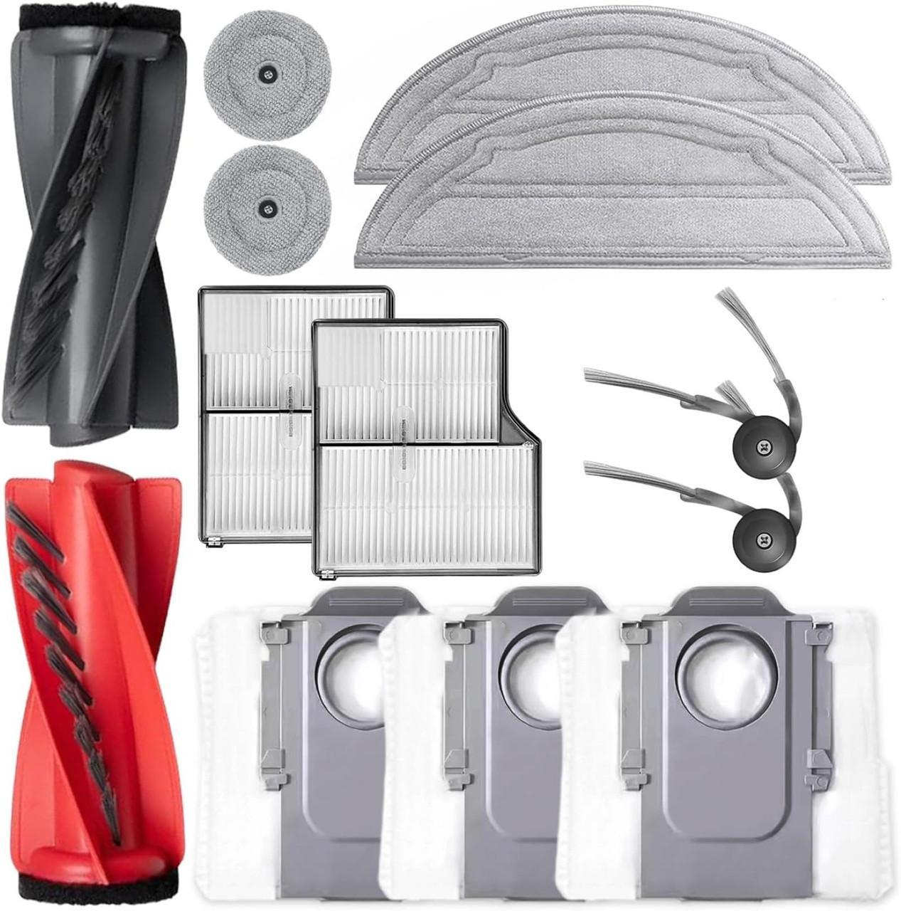 Roborock Bundle For Saros 10R Robot Vacuum Cleaner, Genuine Replenishment Value Kit