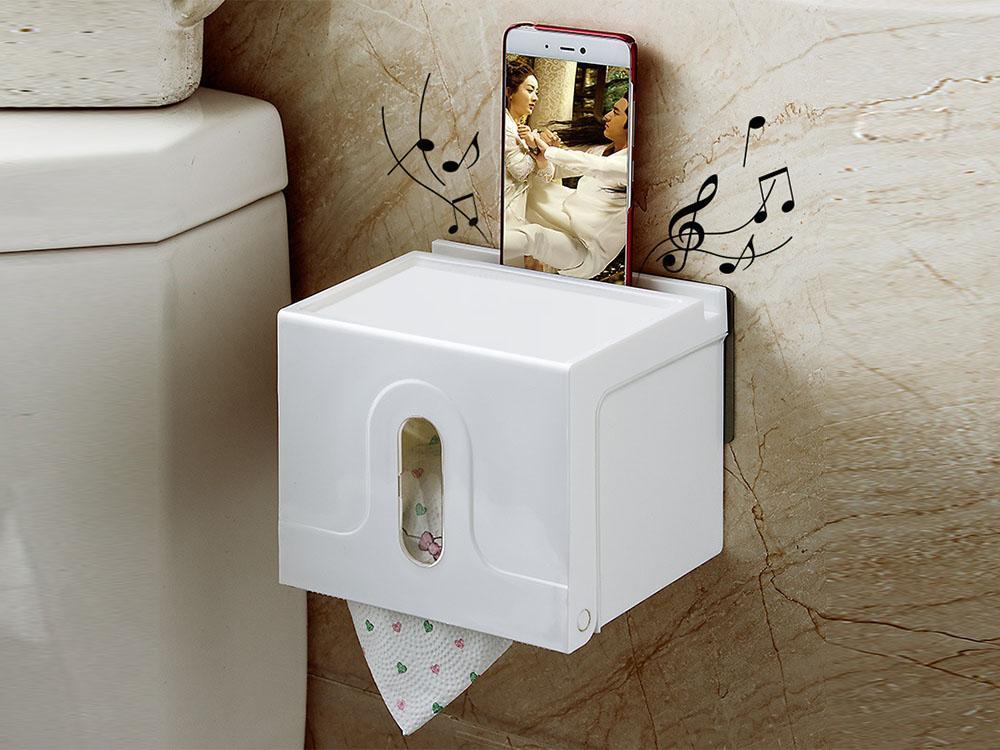 Multifunctional Toilet Paper Holder Storage Box