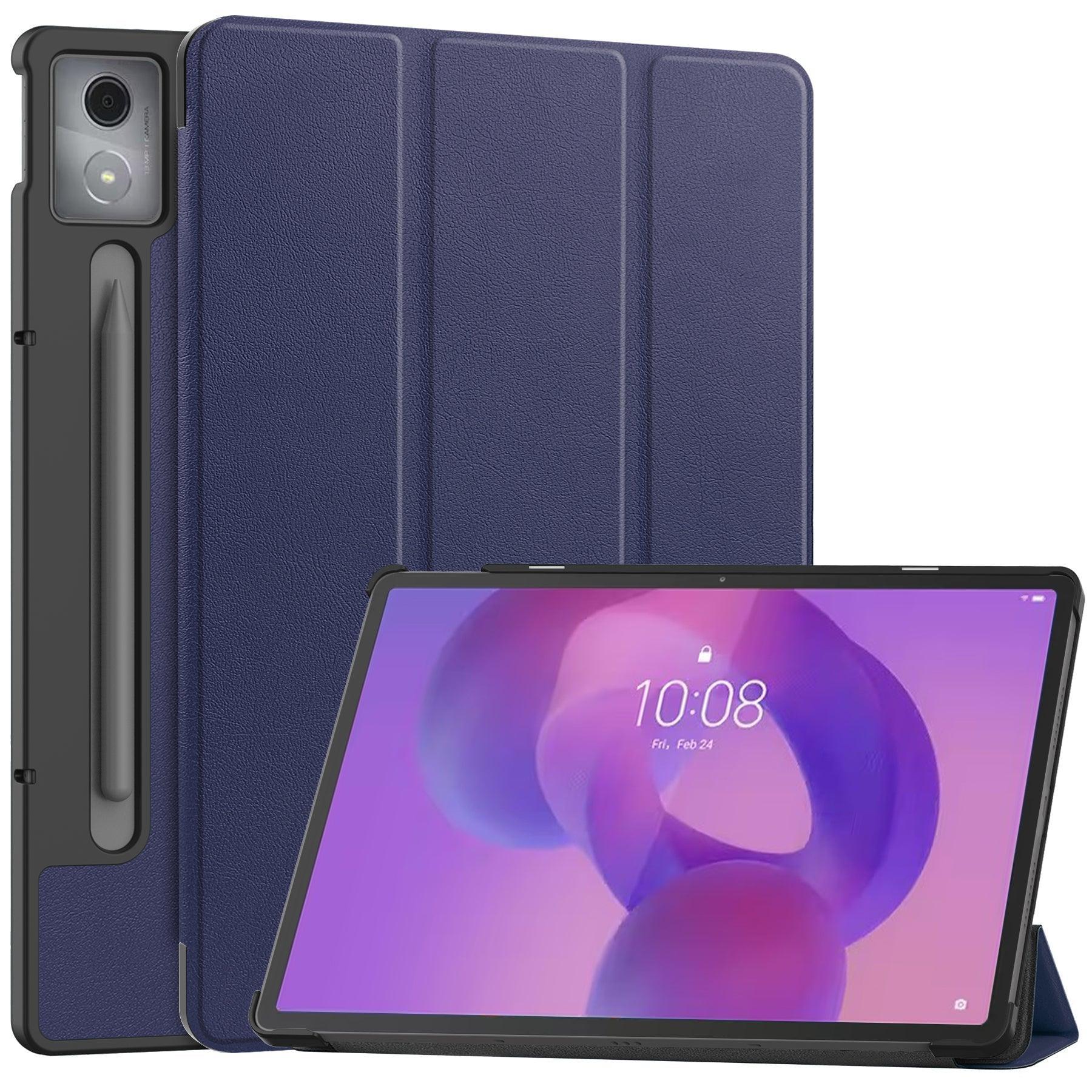 Lenovo Idea Tab Pro 12.7" Tri Fold PU Leather Case [Navy]