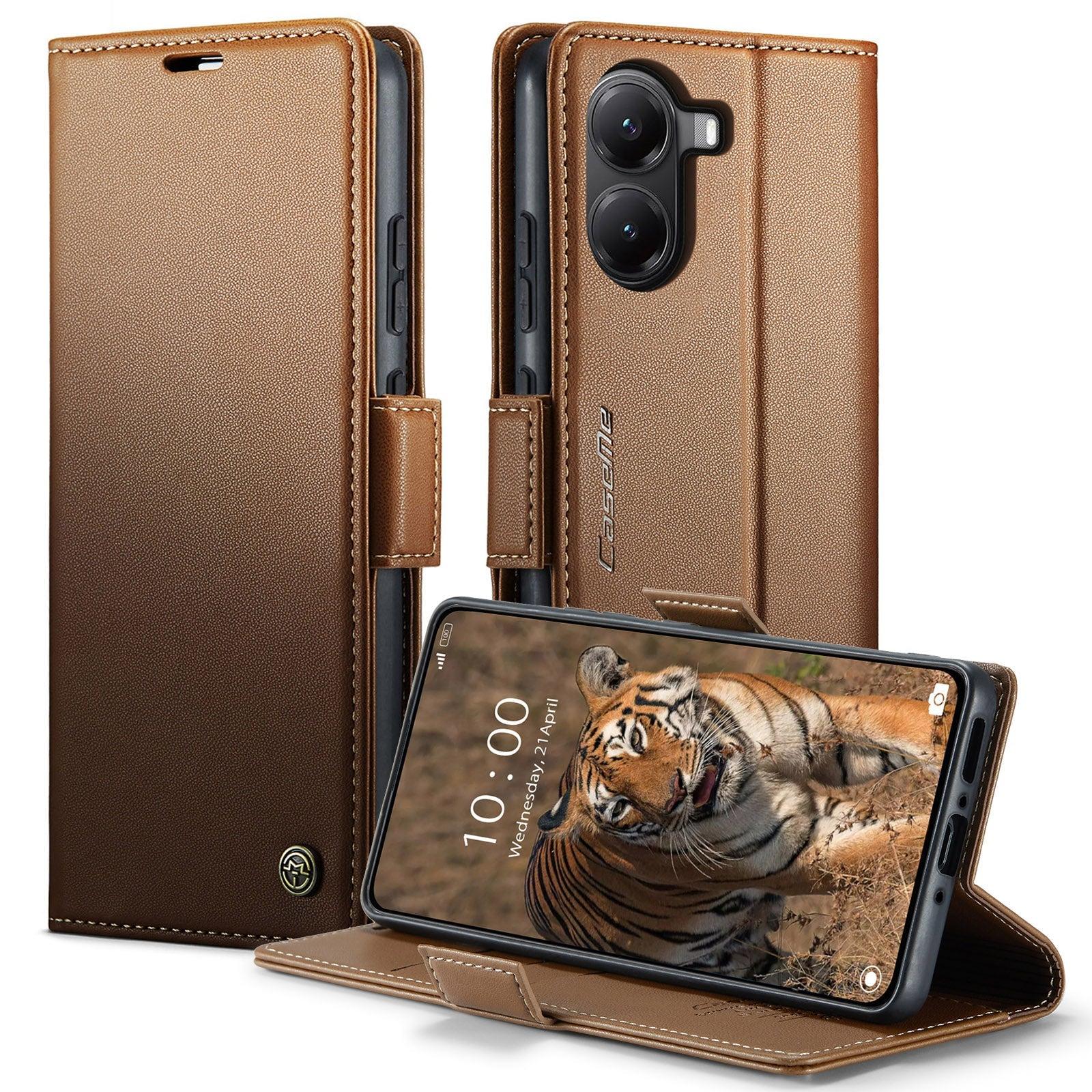 Xiaomi Poco X7 Pro CaseMe Retro Wallet Case [Brown]