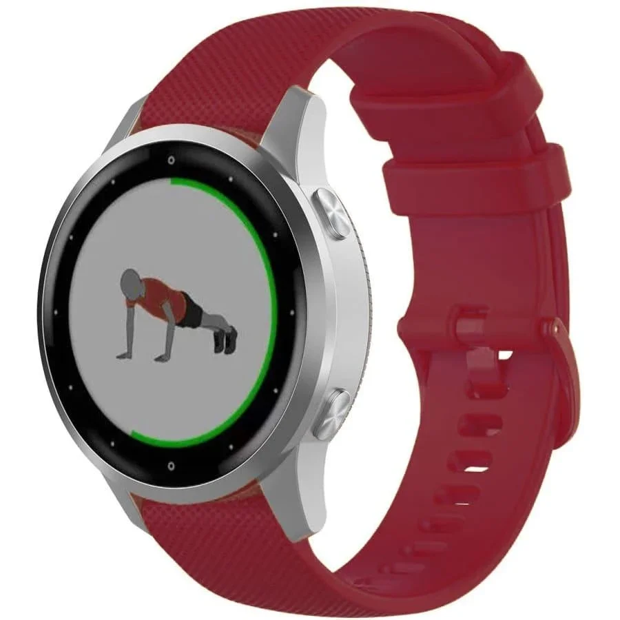 Garmin Forerunner 165 Silicone Strap [Maroon]