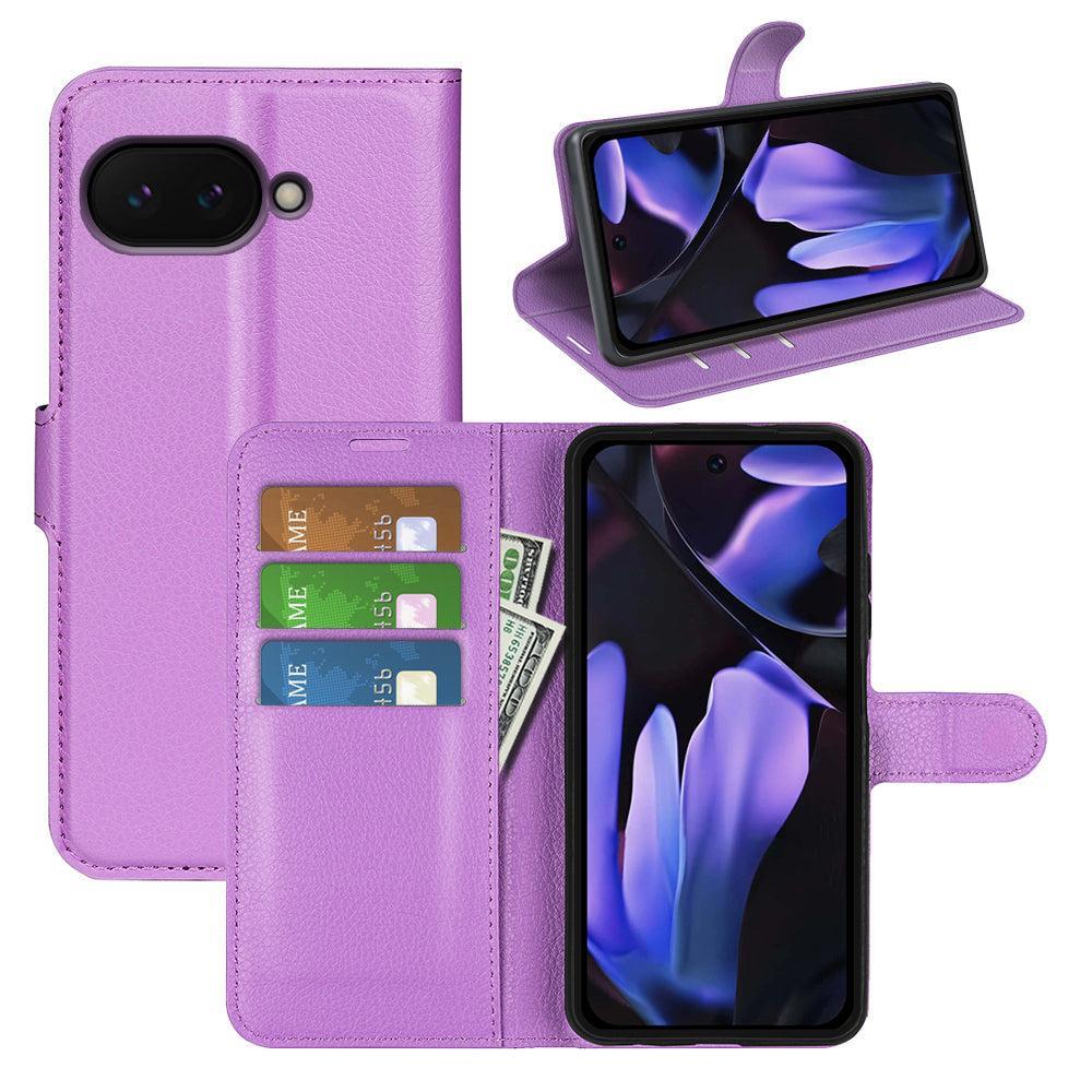Google Pixel 9a PU Wallet Case [Purple]