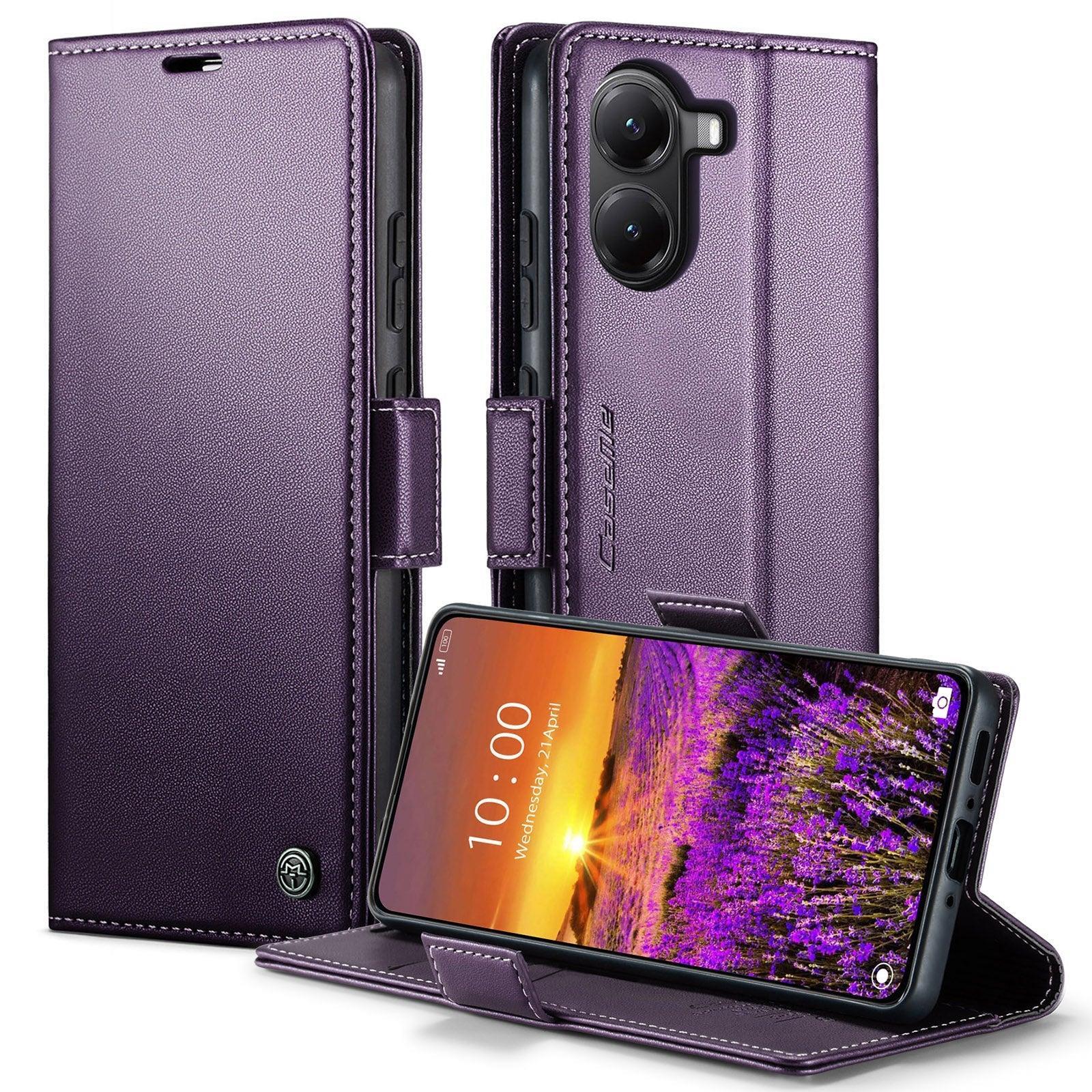 Xiaomi Poco X7 Pro CaseMe Retro Wallet Case [Purple]