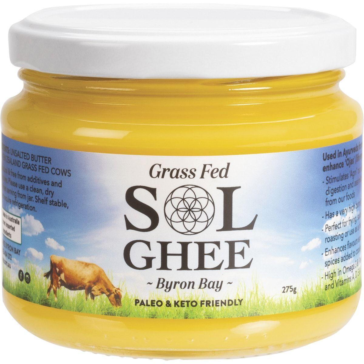 SOL ORGANICS Grass Fed Ghee 275g