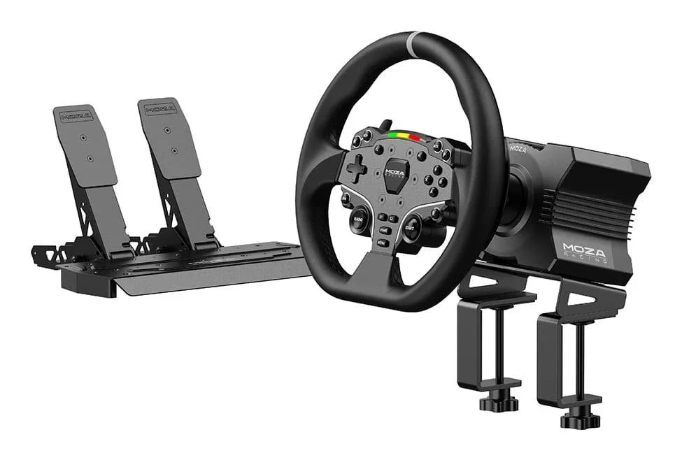Moza Racing R5 Wheel & 2 Pedals Bundle For PC [RS20]
