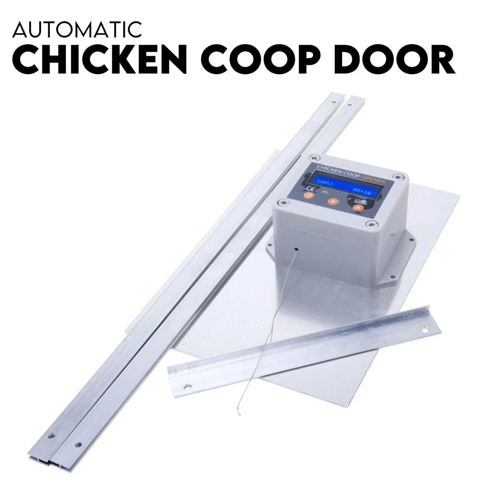 Chicken Coop Door | Digital LCD Timer & Sensor