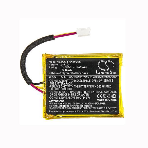 Cameron Sino Cs Srx100Sl 1400Mah Battery For Sony Srs Xb10 Headset