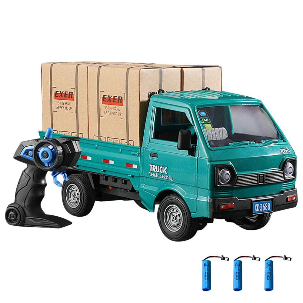 1/16 RC Transport Truck - 2.4GHz Sprayer (Green, 3 Battery)