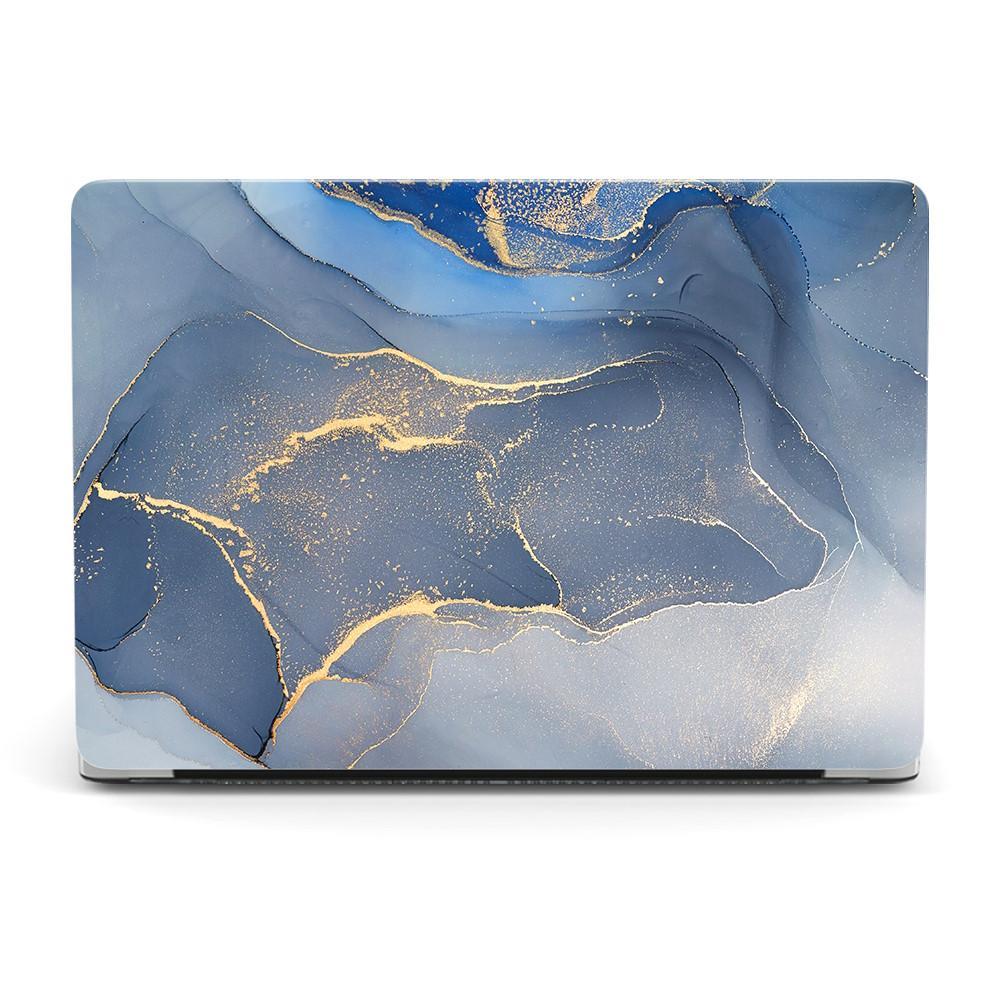 MCC MacBook Air M3 2024 15-inch Hard Case Cover Apple A3114 Marble Grey+Blue