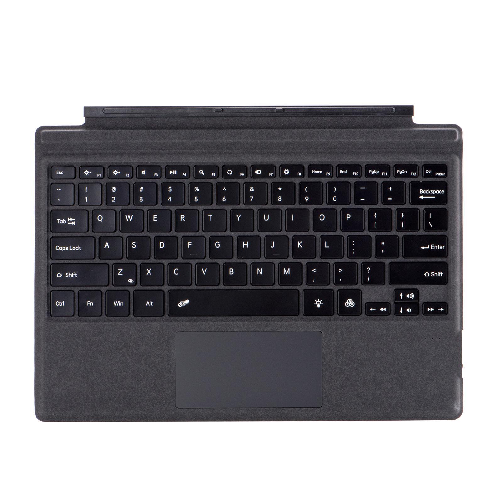 Surface Pro Bluetooth Keyboard with Colourful Backlit (Grey)