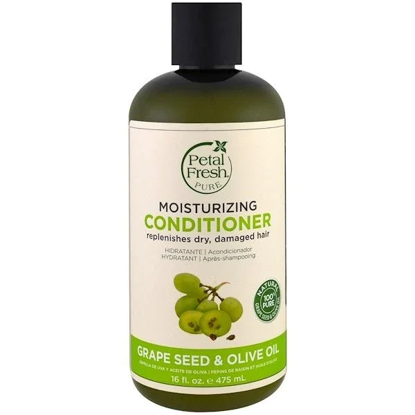 Petal Fresh Natural & Pure Moisturizing Conditioner, Grape Seed & Olive Oil (475ml)