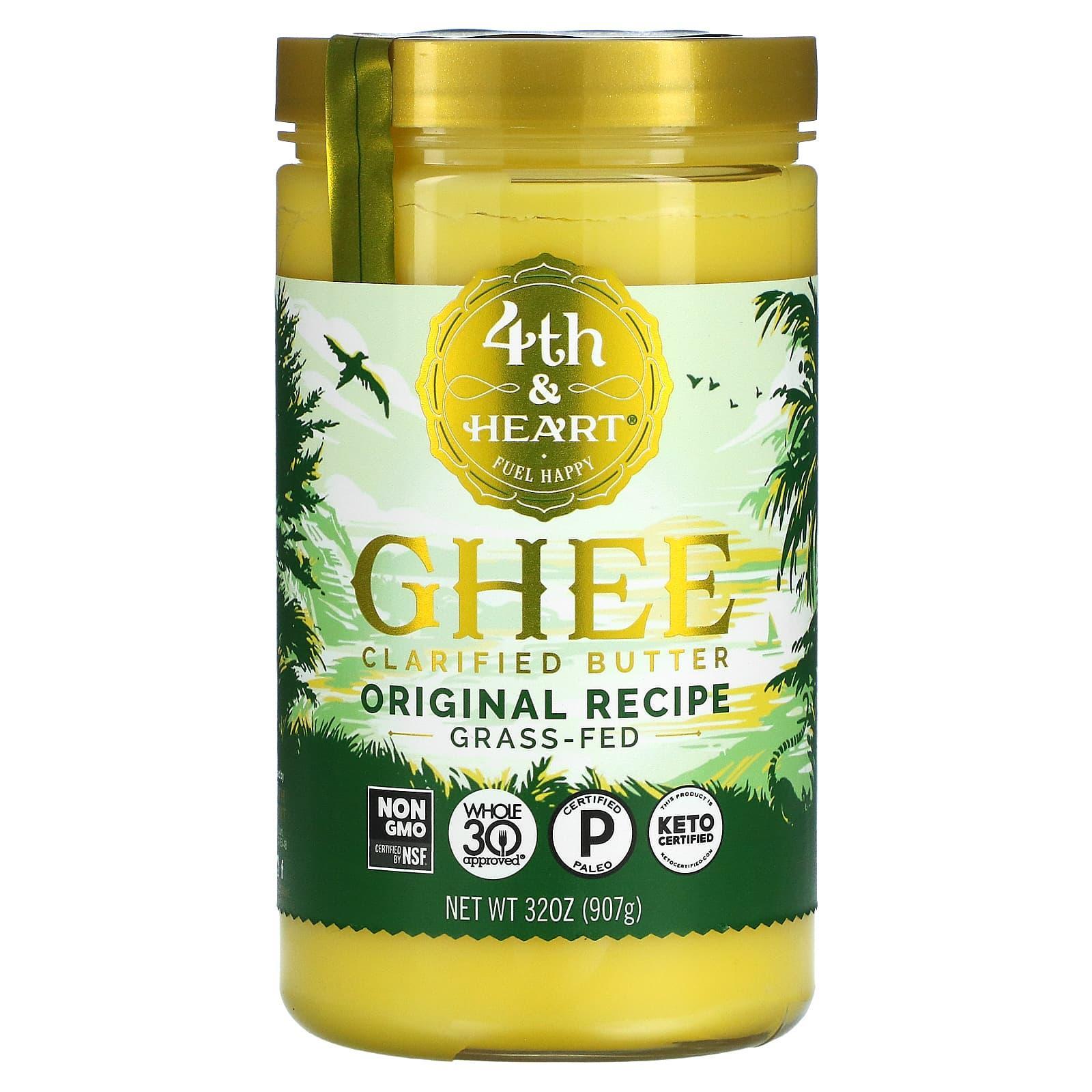 4th & Heart, Ghee Clarified Butter, Original Recipe - 907g