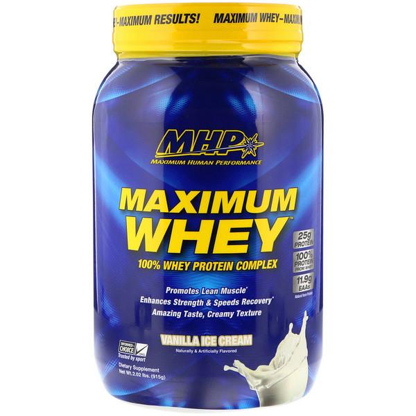 MHP Hydrolysate Whey Protein Powder - Vanilla Ice Cream, 915g