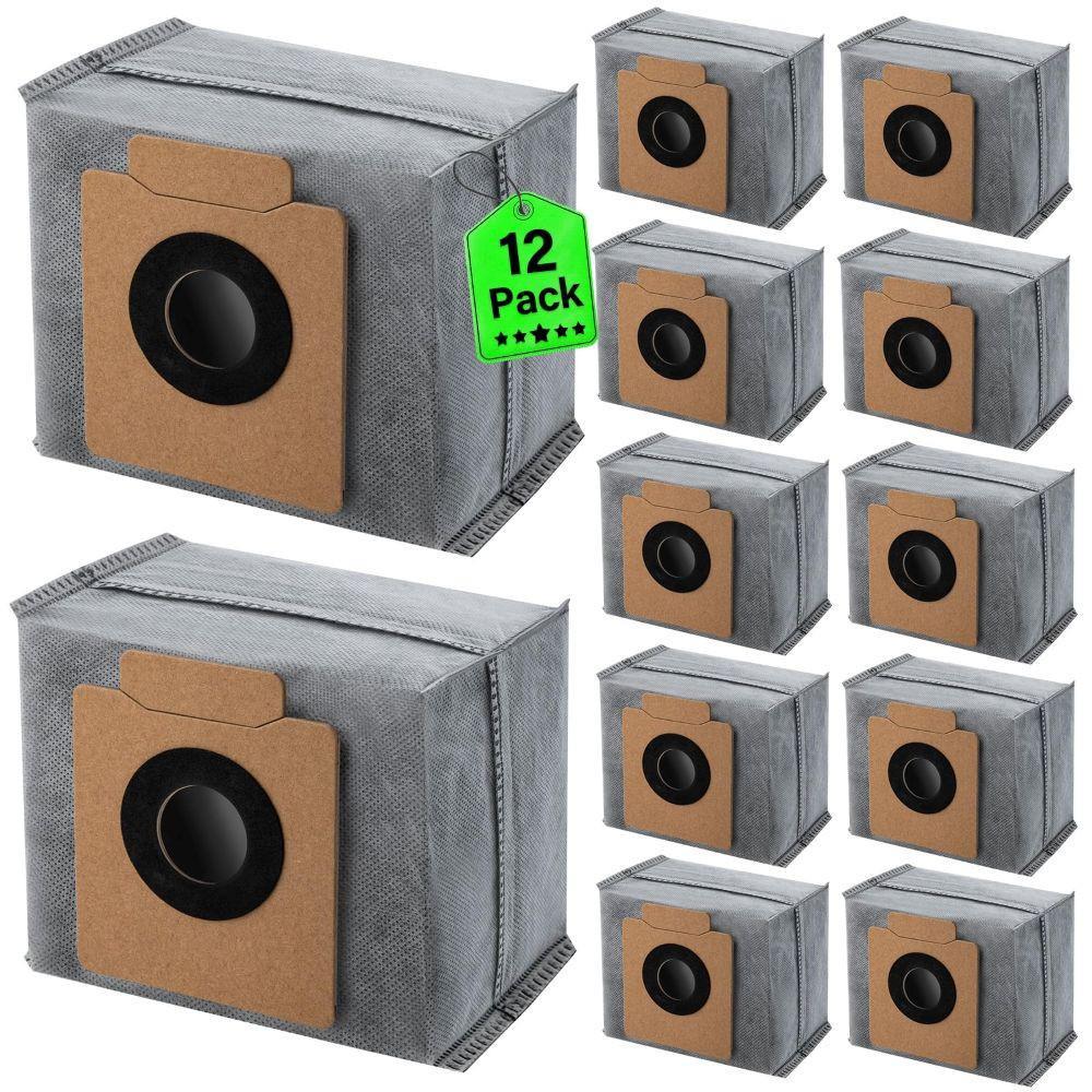 12 Bags For eufy Clean RoboVac X8 Pro SES & X10 Pro Omni Robot Vacuum Cleaners