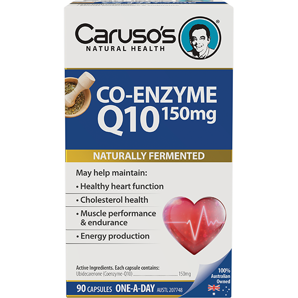 Caruso's Co-Enzyme Q10 90 Capsules