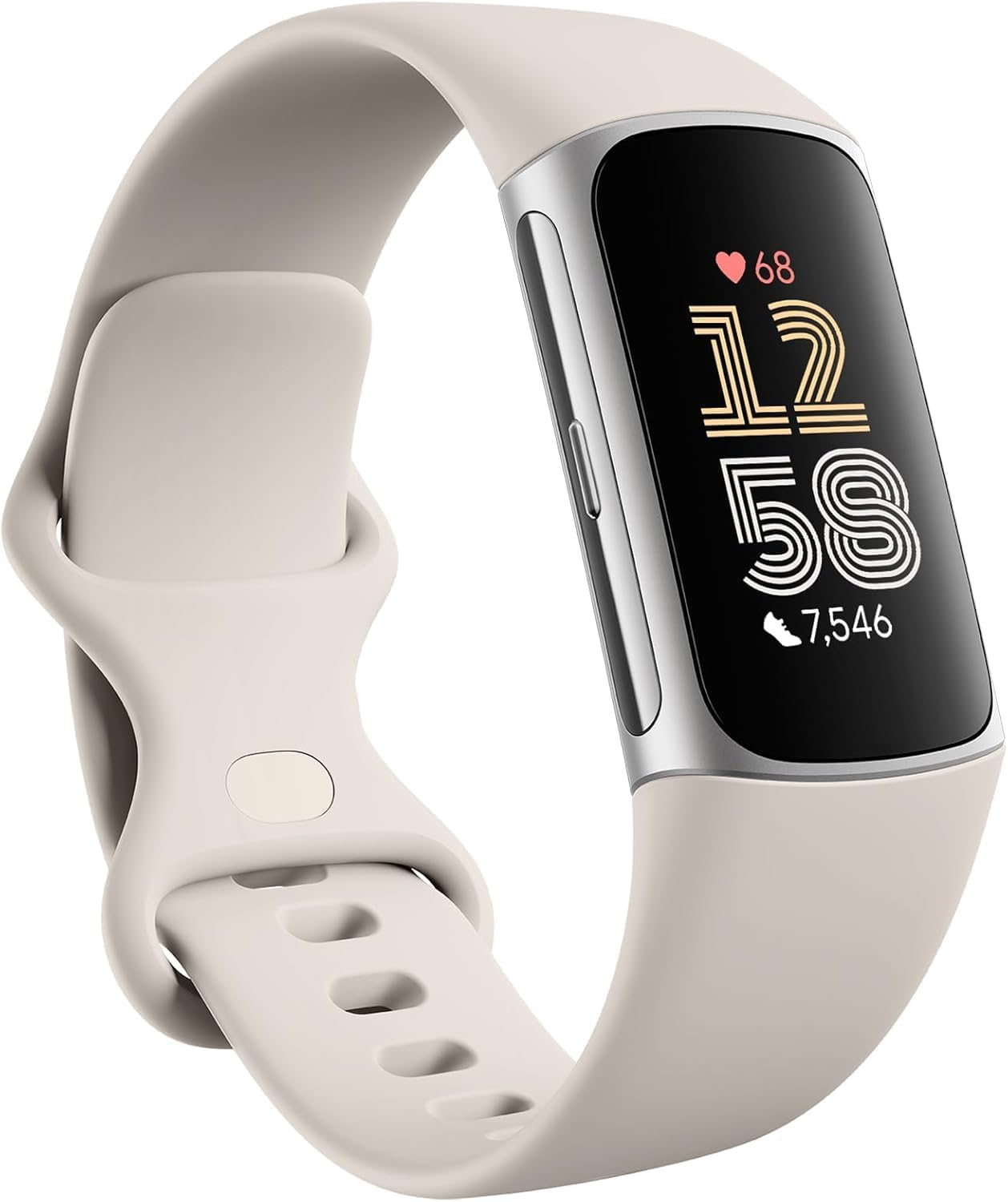 Fitbit Charge 6 porcelain/silver